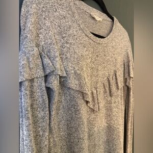 Pink Republic Heather Gray Knit Top